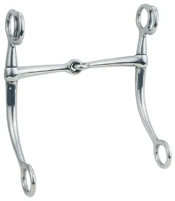 Tom Thumb Trense, 6 Zoll, Edelstahl, 8 Zoll Wangen