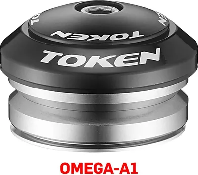 Image de TOKEN Token OMEGA-A1 Jeu de direction Omega A-Series AHead 1 1/8' (41mm), noir