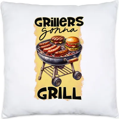 Produktbild von Grillers Gonna Grill BBQ Grillen lustiges Grill Spruch Kissen inkl. Füllung