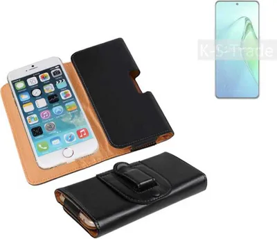 Produktbild von K-S-Trade Schützhülle Handyhülle kompatibel mit Oppo Reno8 Pro+ Holster Gürtel Tasche Schutzhülle Handy-Tasche Smartphone Case Seitentasche