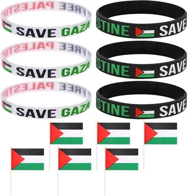 Image de Lot de 6 bracelets en silicone - Bracelets réglables - Accessoires pour hommes et femmes - Durables - Idéaux pour les événements