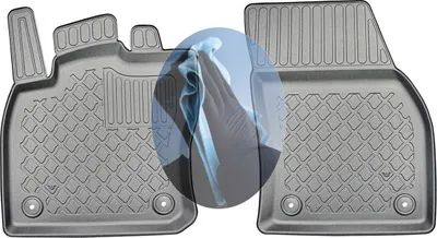 Produktbild von Z521151 TPE-Gummifußmatten kompatibel mit  Ford Tourneo Connect Titanium 3 Hochdachkombi  2022- 1. Sitzreihe