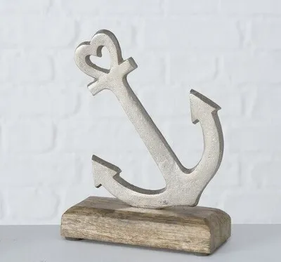 Produktbild von Anker Dekoaufsteller AluminiumTischdeko H 17 cm