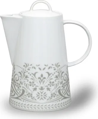 Produktbild von Thun 1794 Tom, Kaffeekanne 1,2 l, graue Spitze, Porzellan Thun
