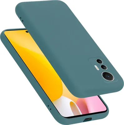 Produktbild von Cadorabo Schutzhülle für Xiaomi 12 LITE Hülle in Grün Handyhülle Case Cover TPU Etui