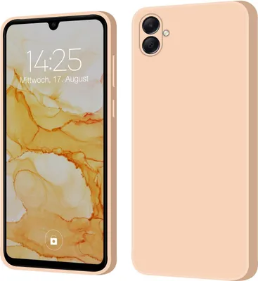 Produktbild von Hülle für Samsung Galaxy A05 Case Cover Bumper Silikon Softgrip Schutzhülle Farbe: Rosa