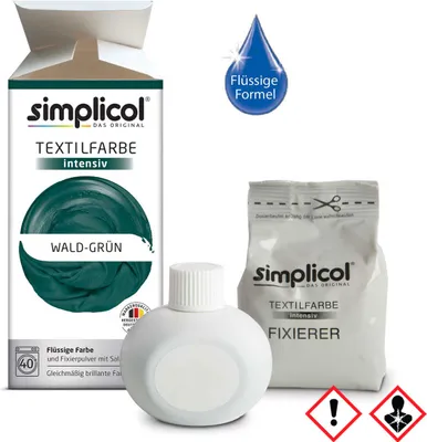 Immagine prodotto di Simplicol tintura tessile intensiva tutto in 1 liquido verde bosco