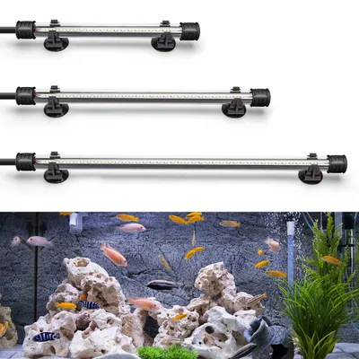 LED-Aquariumlampe 40 cm 2 W Weiß mit Saugnäpfen