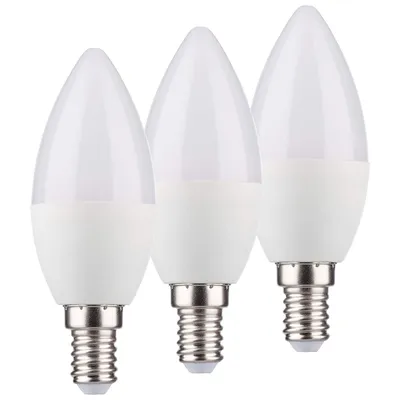 Immagine prodotto di 3 x Müller-Licht LED candele B35 5,5W ~ 40W E14 opaco 420lm Ra95 senza sfarfallio bianco caldo 2700K 120°
