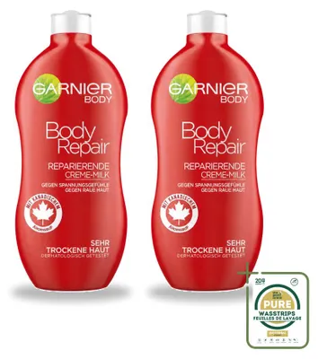 Productafbeelding van 2 x Garnier Body Repair Herstellende Bodylotion - 400 ml - Voordeelverpakking - 2 stuks