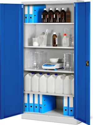 Produktbild von Jan Nowak Aktenschrank Metall abschließbar, Büroschrank, 195x90x40 cm