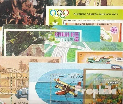 Produktbild von Briefmarken Alle Welt 50 verschiedene Blöcke
