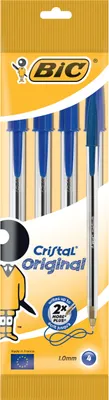 Produktbild von BIC Cristal Original, Blau, 4 Stück(e)