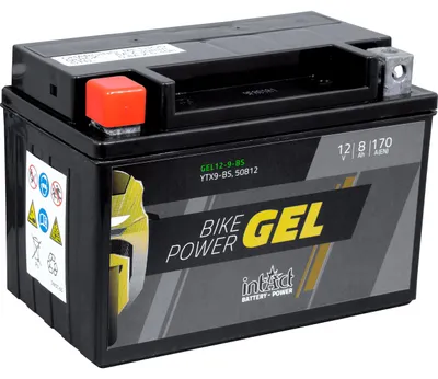 Produktbild von INTACT Bike Power-Batterie GEL YTX9-BS