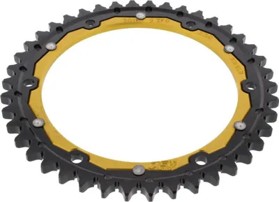 Obrázok produktu pre Dvojité ozubené koleso ZF s rozstupom 42 zubov 530 black gold pre Triumph