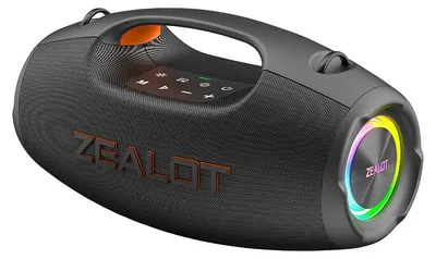 Productafbeelding van Draagbare Bluetooth-luidspreker - S86 - 60W - IP67 waterdicht - Tot 20 uur afspeeltijd - Bluetooth 5.2 - Stereogeluid - Zwart