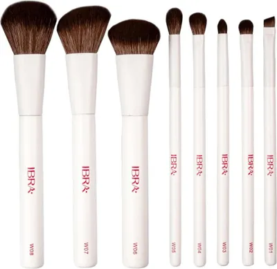 Obrázok produktu pre IBRA Makeup - Sada 8 štetcov na make-up, biela