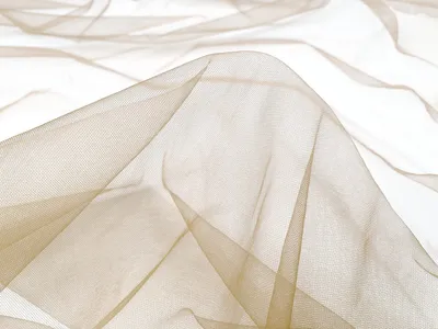 Produktbild von Tüll Stoff Meterware ca. 160 cm Breite, Gold