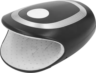 Immagine prodotto di Massaggiatore manuale a batteria, 4 compressioni, 3 intensità, compressione a caldo, articolazione elettrica delle dita per il sollievo del tunnel carpale, nero