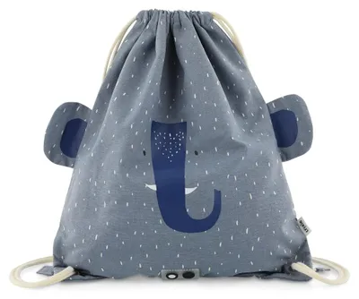 Produktbild von Trixie Turnbeutel Rucksack Kinder Mrs. Elephant wasserabweisend Baumwolle