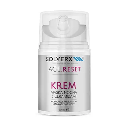 Zdjęcie produktu dla Solverx Age Reset Krem-maska na noc z ceramidami, 50ml