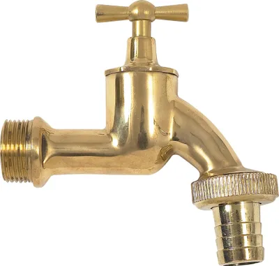 Image de Garantia Auslaufhahn aus Messing Größe 3/4", Wasserhahn inkl. Teflonband