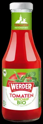 Produktbild von Werder  Tomaten Ketchup 450 ml Glasflasche Feinkost Grillen BBQ Wurst Saucen