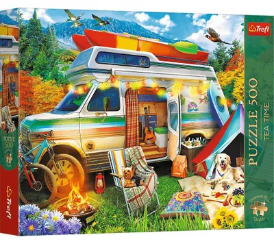 Produktbild von Teeparty Puzzle 500 Teile - Europameister-Edition von Trefl