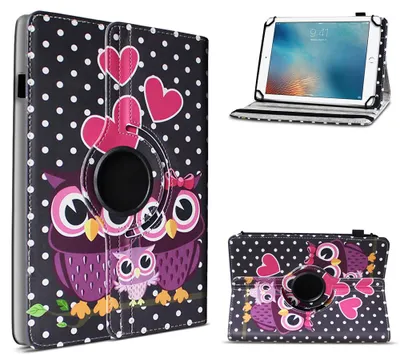 Produktbild von Tablet Hülle für Doogee U9 U10 U11 /Pro Tasche Schutzhülle Case 360 Grad DrehbarFarbe 360 Uni:Motiv 5