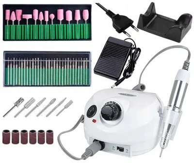 Obrázek produktu pro Elektrický fréza na nehty, 65W, manikúra a pedikúra, sada s frézou, 35000 otáček za minutu