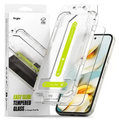 Zdjęcie produktu dla Szkło Hartowane Ringke Easy Slide 2-Pack Google Pixel 9A Clear