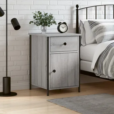 Image de vidaXL Table de nuit Gris Sonoma 40x42x60 cm Bois composite