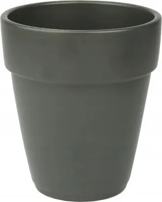 Zdjęcie produktu dla Ceramiczne etui na orchideę antracyt 13 cm