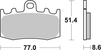 Immagine prodotto di Coppia pastiglie freno SBS 796HF mescola ceramica per BMW