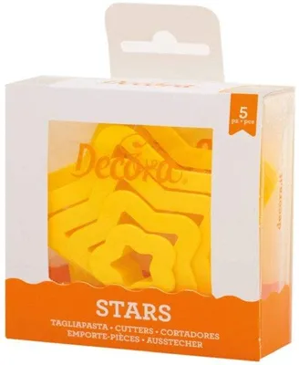 Produktbild von Sternen-Keksschaber-Set, 5-teilig, 2,2-8,1 cm