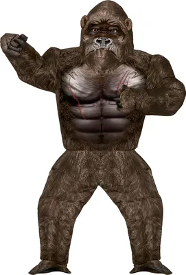 Produktbild von King Kong Gorilla Opblaasbaar Volwassene Verkleedkostuum mit one size