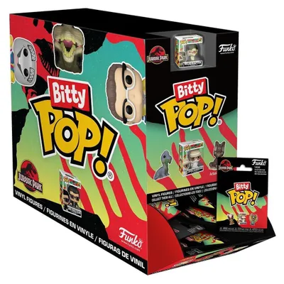 Obrázek produktu pro Jurassic Park – Sada figurek Bitty POP! z vinylu, výška 2 cm, balení (32 kusů)