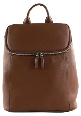 Image de PICARD Cuir sac à dos Luis Backpack Cognac brun