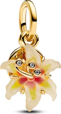 Produktbild von Pandora Disney Rapunzel Neu Verföhnt Magische Blume Glow-in-the-Dark-Charm 764020C01 Charm Anhänger