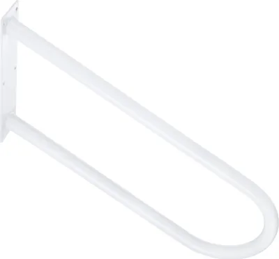 Produktbild von Metall-Handlauf Handlaufbügel Haltebügel Treppenbügel Haltegriff Stützgriff (80cm Weiß)