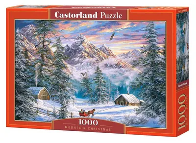 Immagine prodotto di Puzzle 1000 pezzi Mountain Christmas 104680