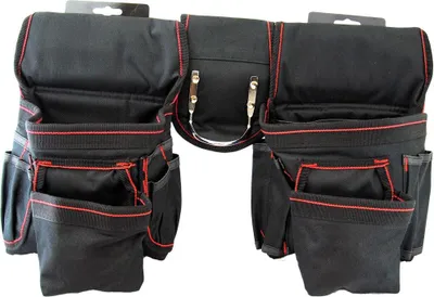 Produktbild von Profi Werkzeuggürtel Hammerhalter Werkzeugtasche Zimmermannsgürtel