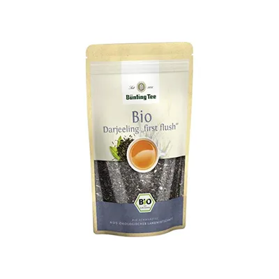 Obrázok produktu pre BüntingDarjeeling First Flush sypaný čaj jemný aromatický 100g