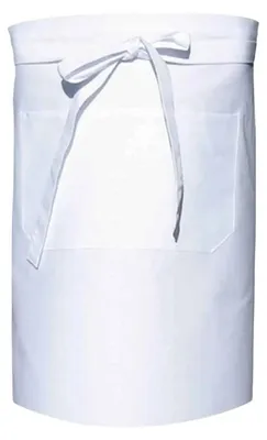 Productafbeelding van Link Keukenaccessoires - Schort met voorzak, model LT4946 (one size) (wit)