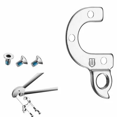 Immagine prodotto di Gancio per deragliatore Marwi con viti su scheda, GH-253