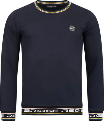 Produktbild von Red Bridge Herren Sweater Pullover Colored Stripes RB Navy Blau XL