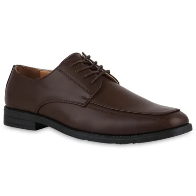 Produktbild von VAN HILL Herren Klassische Schnürer Elegante Schnür-Schuhe 840730, Farbe: Braun, Größe: 43