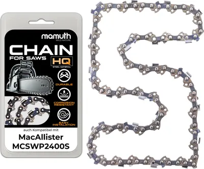 Obrázek produktu pro Pilový řetěz 45 cm 1,3 mm 3/8"" 62TG pro MacAllister MCSWP2400S