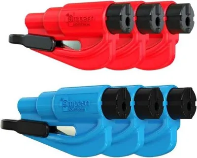 Produktbild von Famanu Notfallhammer Set 6-teilig - Rot Blau