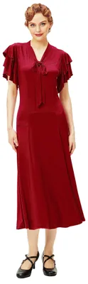 Produktbild von BABEYOND Damen Vintage Flapper Kleid 1920er Jahre Rüschen Cocktail Party Kleider